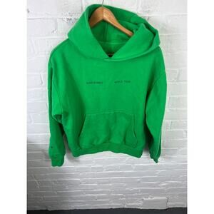 Beyonce Women's Renaissance World Tour Hoodie Long Sleeve Green Size Medium